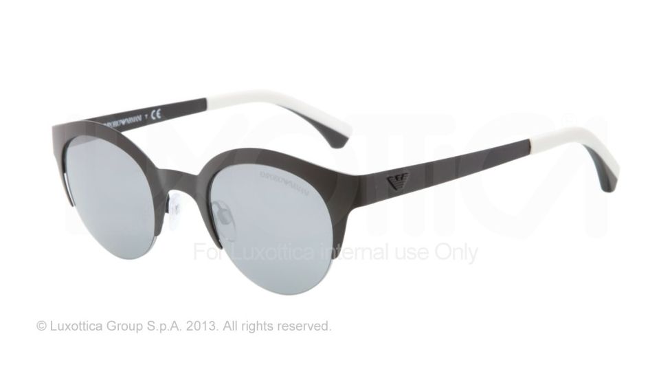 Armani EA2013 Progressive Prescription Sunglasses EA2013-30016G-46 - Lens Diameter 46 mm, Frame Color Matte Black