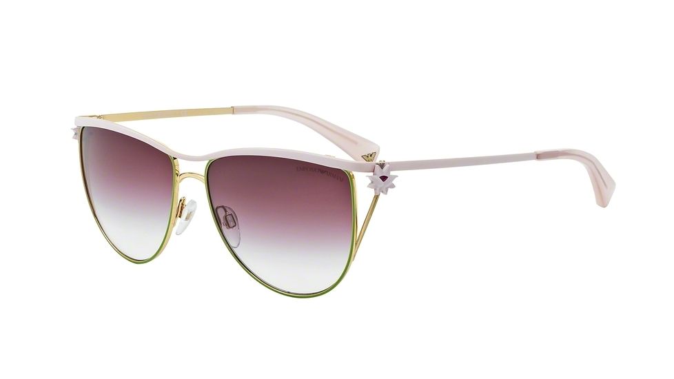 Armani EA2022 Progressive Prescription Sunglasses EA2022-30688H-55 - Lens Diameter 55 mm, Frame Color Pink/green