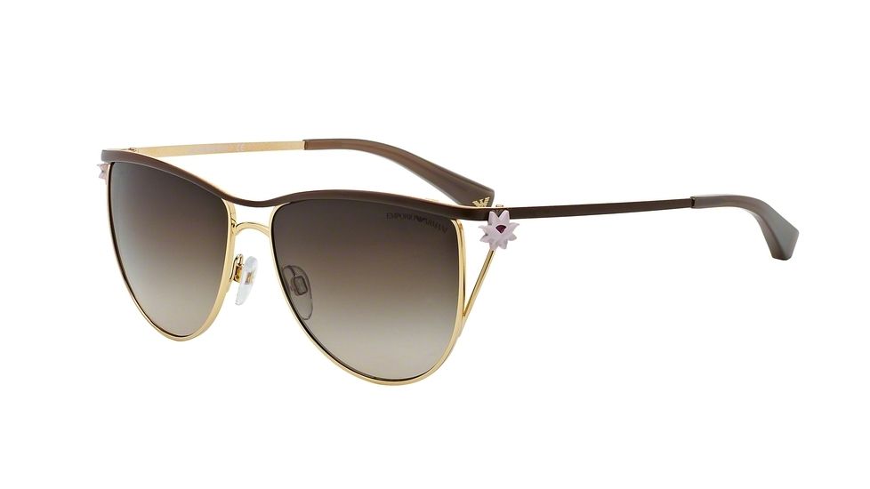 Armani EA2022 Progressive Prescription Sunglasses EA2022-306913-55 - Lens Diameter 55 mm, Frame Color Brown/turtledove