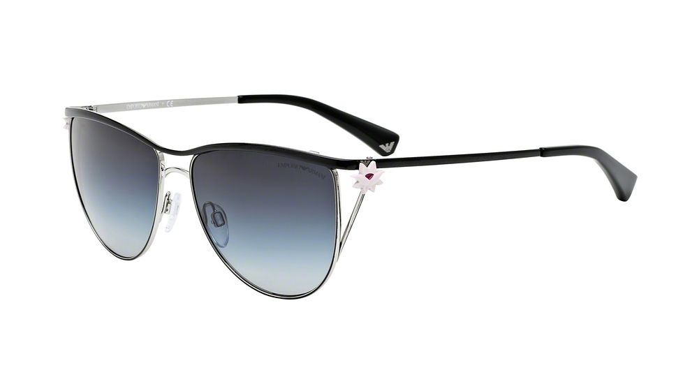 Armani EA2022 Progressive Prescription Sunglasses EA2022-30708G-55 - Lens Diameter 55 mm, Frame Color Black/Grey