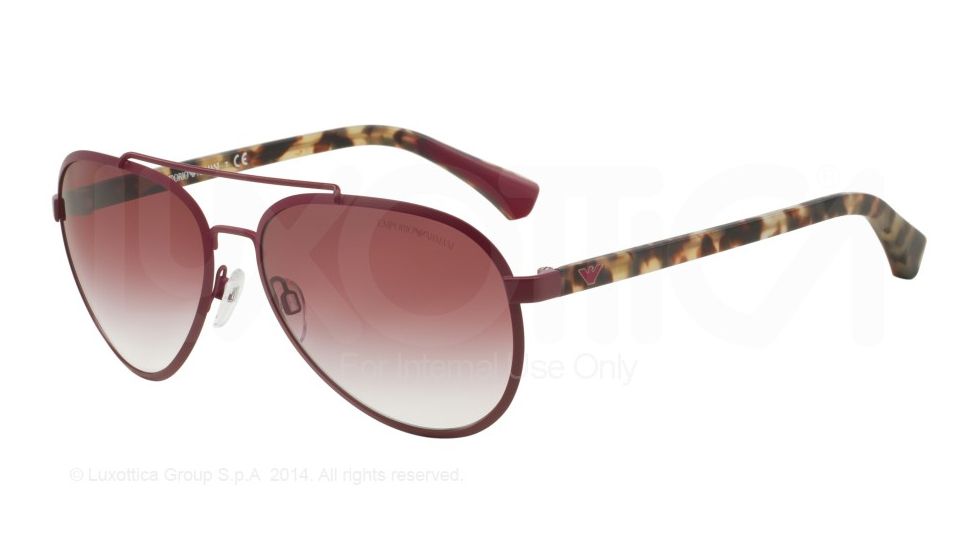 Armani EA2024 Bifocal Prescription Sunglasses EA2024-30788H-58 - Lens Diameter 58 mm, Frame Color Matte Purple