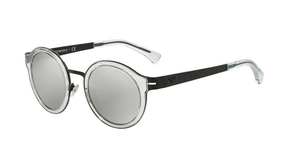 Armani EA2029 Single Vision Prescription Sunglasses EA2029-30016G-48 - Lens Diameter 48 mm, Frame Color Matte Black