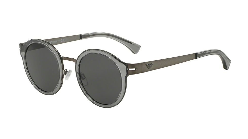 Armani EA2029 Single Vision Prescription Sunglasses EA2029-300387-48 - Lens Diameter 48 mm, Frame Color Matte Gunmetal