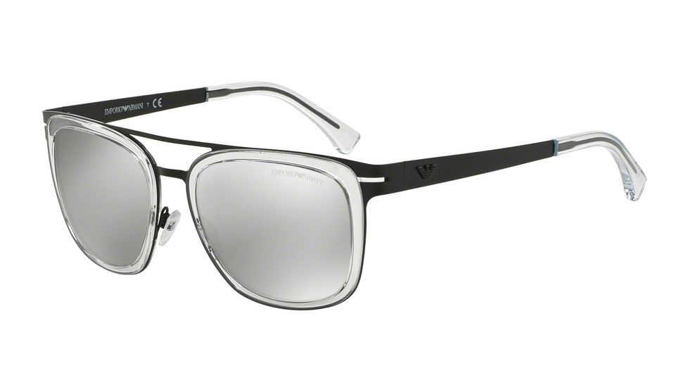 Armani EA2030 Bifocal Prescription Sunglasses EA2030-30016G-56 - Lens Diameter 56 mm, Frame Color Matte Black