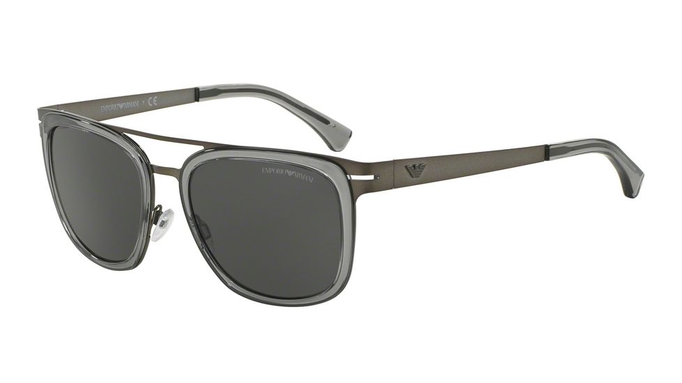 Armani EA2030 Bifocal Prescription Sunglasses EA2030-300387-56 - Lens Diameter 56 mm, Frame Color Matte Gunmetal
