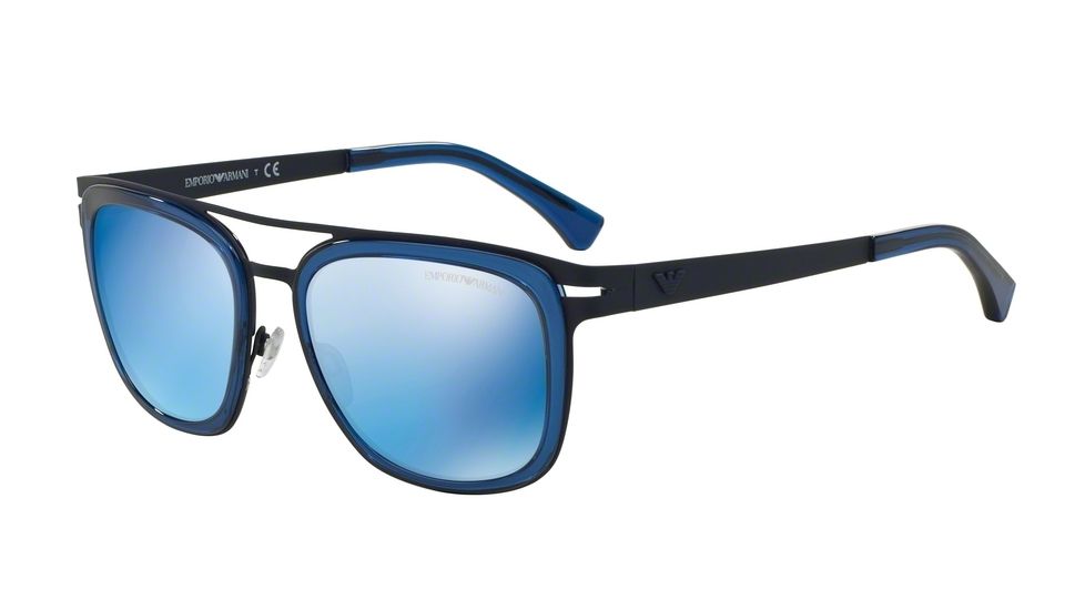 Armani EA2030 Bifocal Prescription Sunglasses EA2030-310255-56 - Lens Diameter 56 mm, Frame Color Dark Blue Rubber