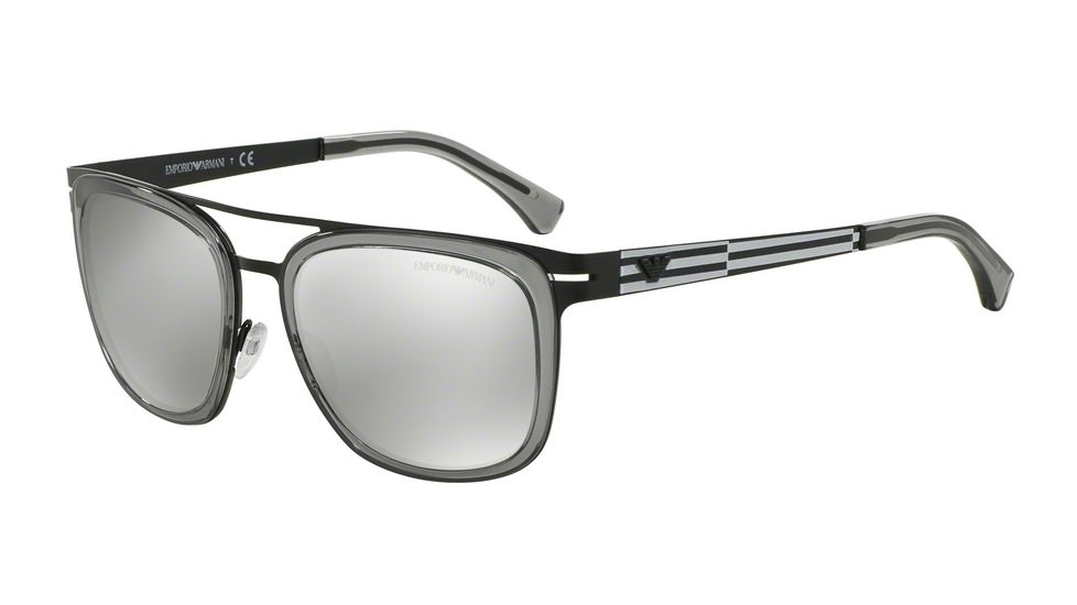 Armani EA2030 Bifocal Prescription Sunglasses EA2030-31066G-56 - Lens Diameter 56 mm, Frame Color Matte Black