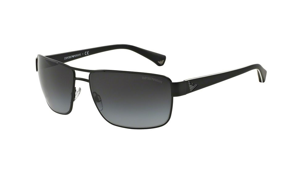 Armani EA2031 Bifocal Prescription Sunglasses EA2031-31098G-62 - Lens Diameter 62 mm, Frame Color Matte Black