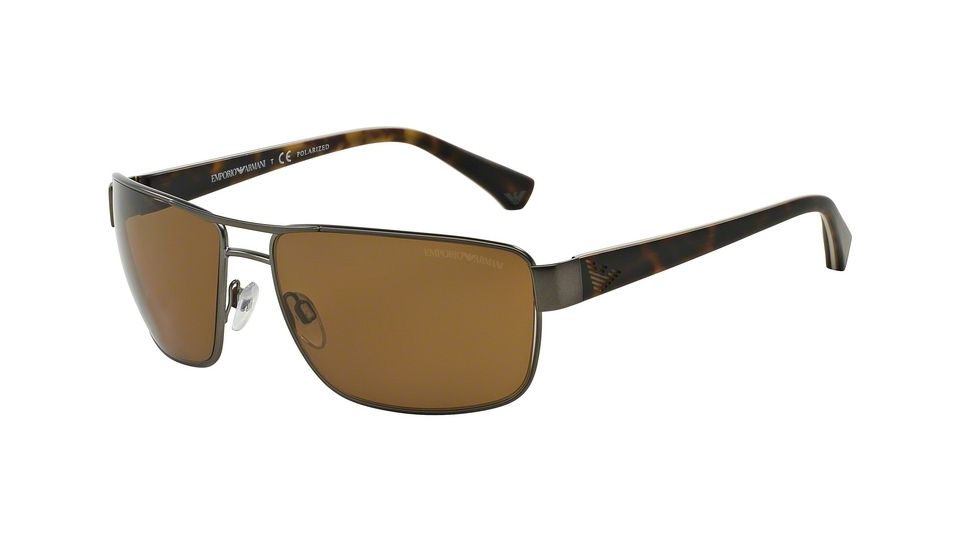 Armani EA2031 Bifocal Prescription Sunglasses EA2031-311083-62 - Lens Diameter 62 mm, Frame Color Matte Gunmetal