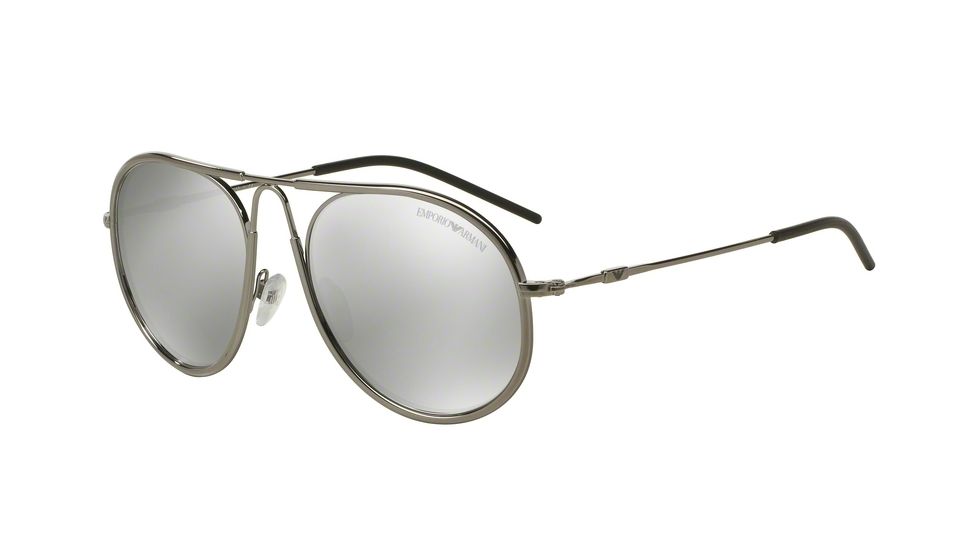 Armani EA2034 Bifocal Prescription Sunglasses EA2034-30106G-54 - Lens Diameter 54 mm, Frame Color Gunmetal