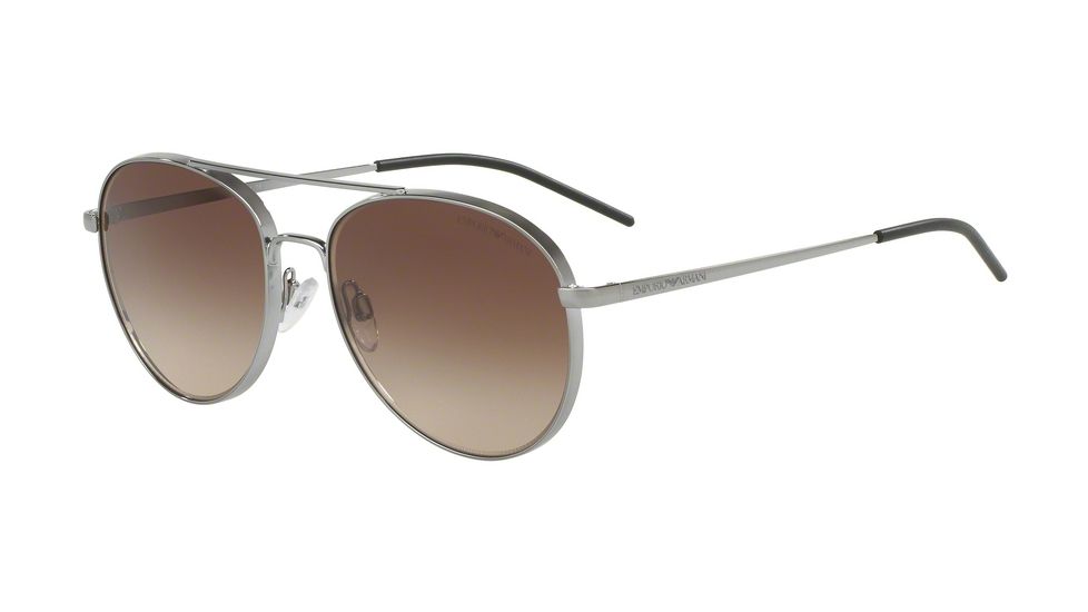 Armani EA2040 Progressive Prescription Sunglasses EA2040-301013-58 - Lens Diameter 58 mm, Frame Color Gunmetal