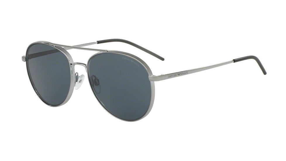 Armani EA2040 Progressive Prescription Sunglasses EA2040-301087-58 - Lens Diameter 58 mm, Frame Color Gunmetal