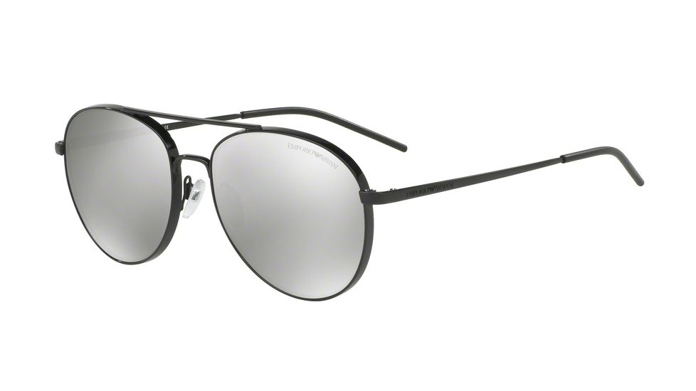 Armani EA2040 Progressive Prescription Sunglasses EA2040-30146G-58 - Lens Diameter 58 mm, Frame Color Black