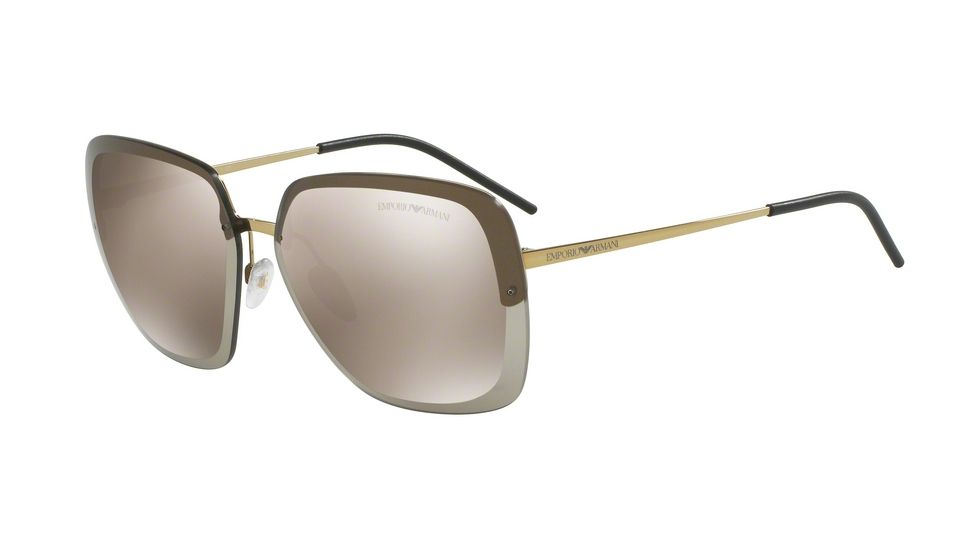 Armani EA2045 Progressive Prescription Sunglasses EA2045-31245A-62 - Lens Diameter 62 mm, Frame Color Pale Gold