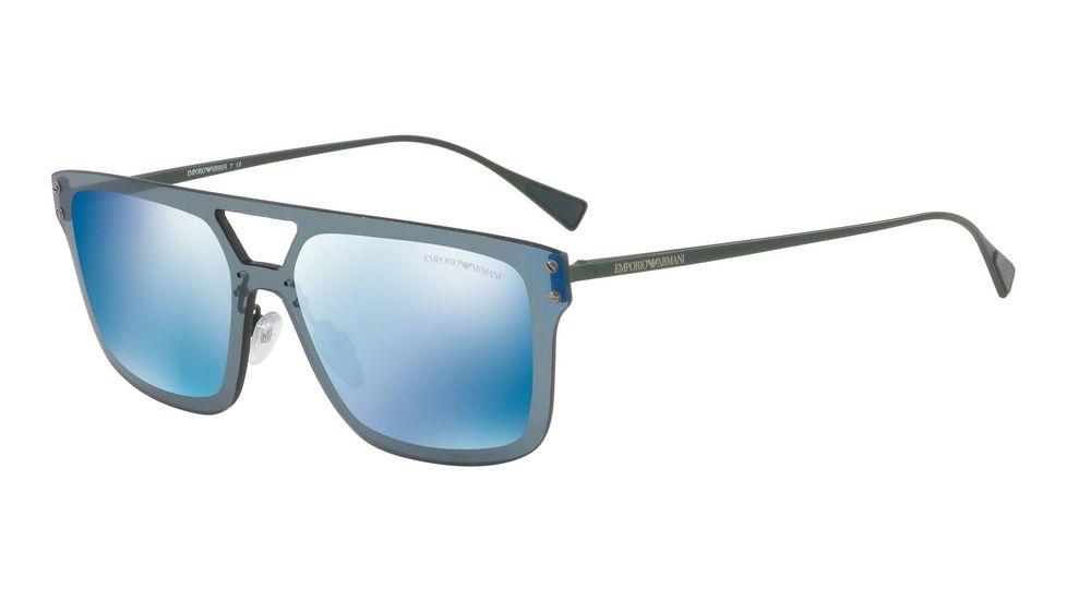 Armani EA2048 Bifocal Prescription Sunglasses EA2048-317355-43 - Lens Diameter 43 mm, Frame Color Matte Green