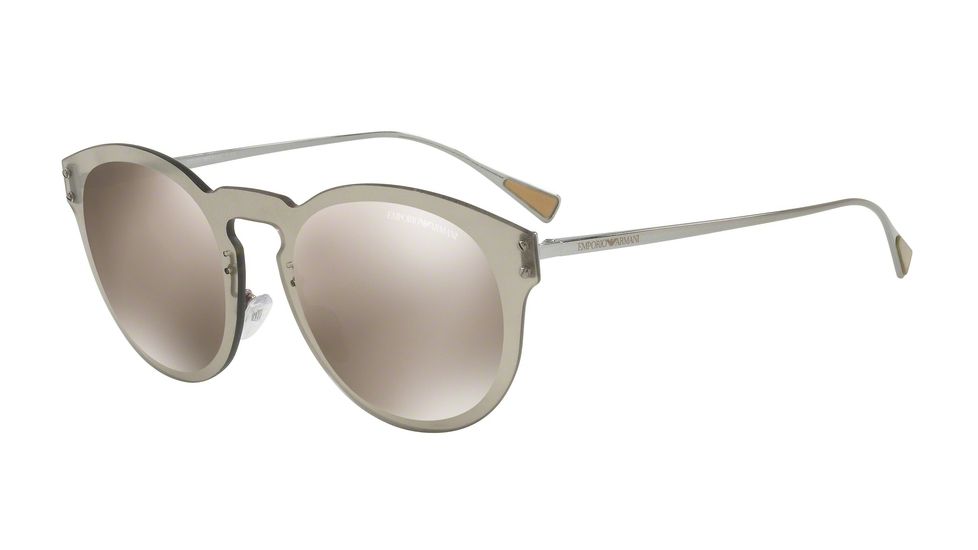 Armani EA2049 Single Vision Prescription Sunglasses EA2049-30105A-43 - Lens Diameter 43 mm, Frame Color Gunmetal