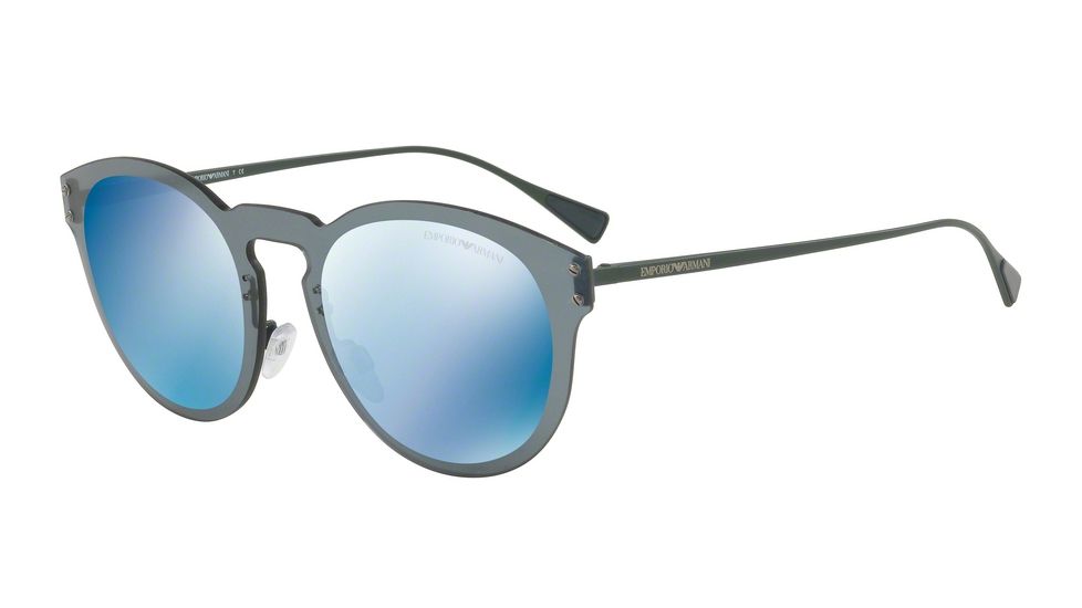 Armani EA2049 Single Vision Prescription Sunglasses EA2049-317355-43 - Lens Diameter 43 mm, Frame Color Matte Green