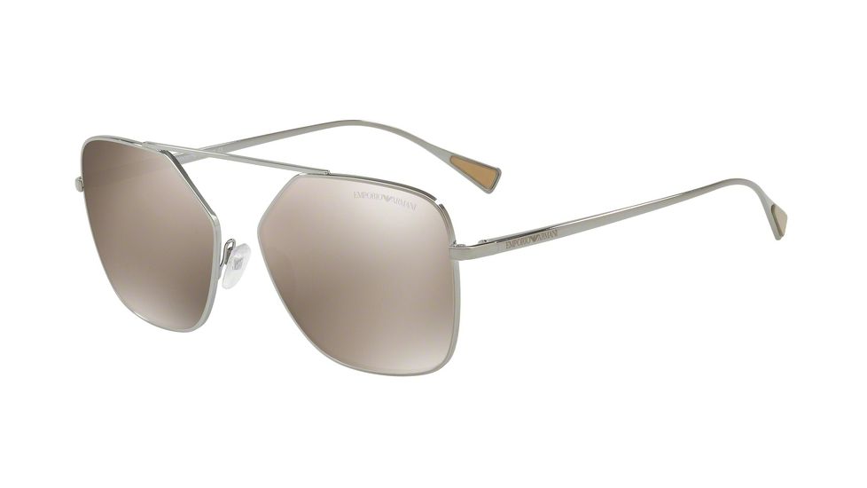 Armani EA2053 Single Vision Prescription Sunglasses EA2053-30105A-56 - Lens Diameter 56 mm, Frame Color Gunmetal