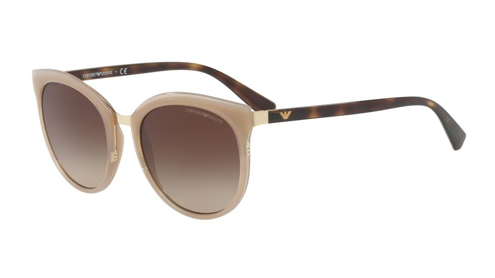 Armani EA2055 Progressive Prescription Sunglasses EA2055-301313-55 - Lens Diameter 55 mm, Frame Color Opal Turtledove