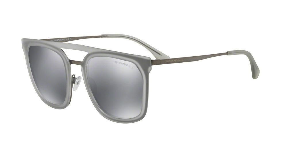 Armani EA2062 Progressive Prescription Sunglasses EA2062-30106G-54 - Lens Diameter 54 mm, Frame Color Matte Gunmetal