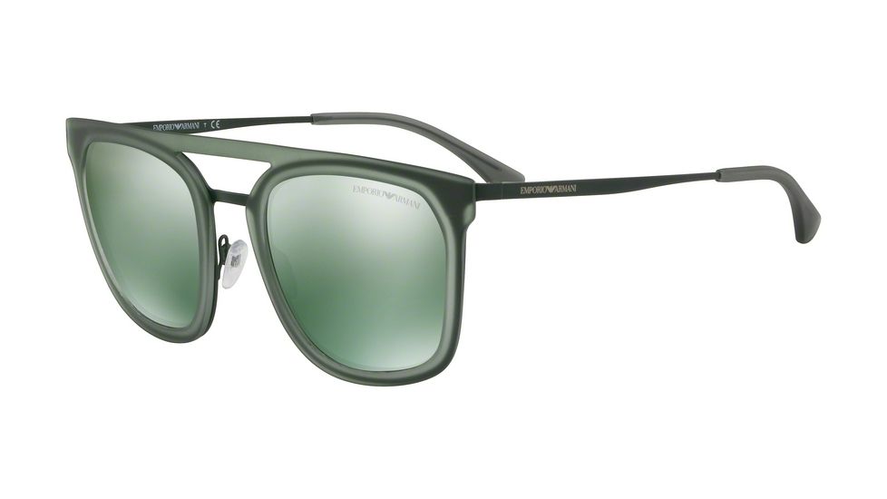 Armani EA2062 Progressive Prescription Sunglasses EA2062-31276R-54 - Lens Diameter 54 mm, Frame Color Matte Dark Green