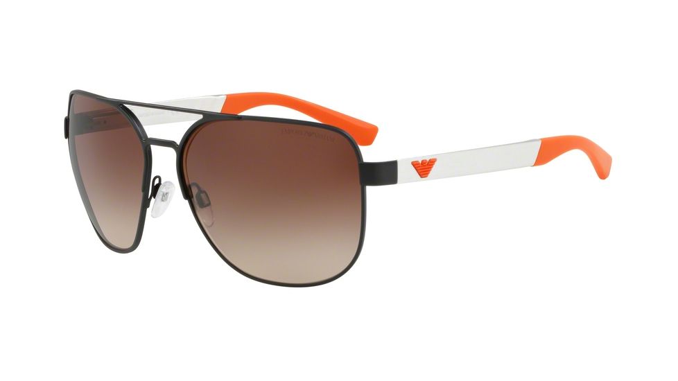 Armani EA2064 Bifocal Prescription Sunglasses EA2064-322613-62 - Lens Diameter 62 mm, Frame Color Matte Black