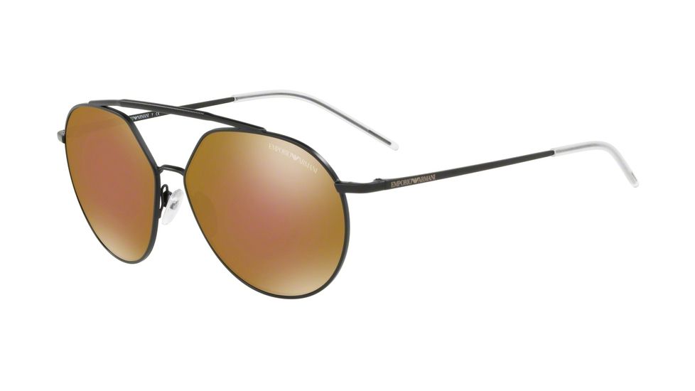 Armani EA2070 Bifocal Prescription Sunglasses EA2070-30017D-59 - Lens Diameter 59 mm, Frame Color Matte Black