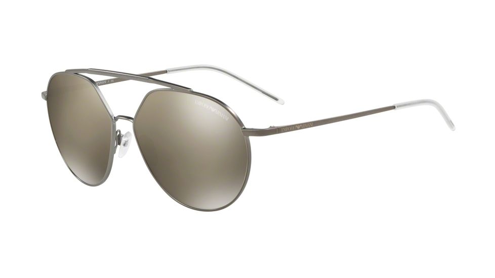 Armani EA2070 Bifocal Prescription Sunglasses EA2070-30035A-59 - Lens Diameter 59 mm, Frame Color Matte Gunmetal