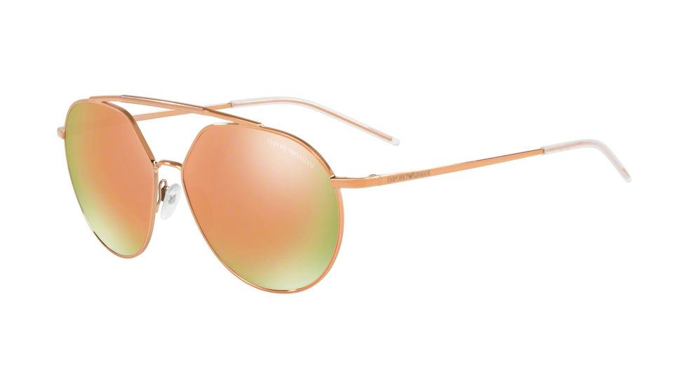 Armani EA2070 Bifocal Prescription Sunglasses, 59mm, Copper, EA2070-32194Z-59-BI