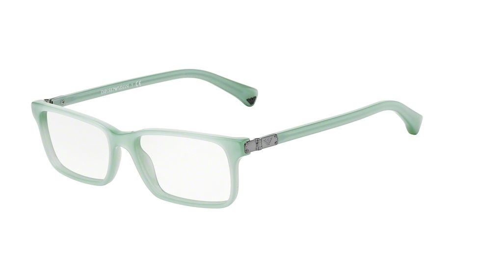 Armani EA3005 Progressive Prescription Eyeglasses 5085-51 - Aqua Green Opal Frame