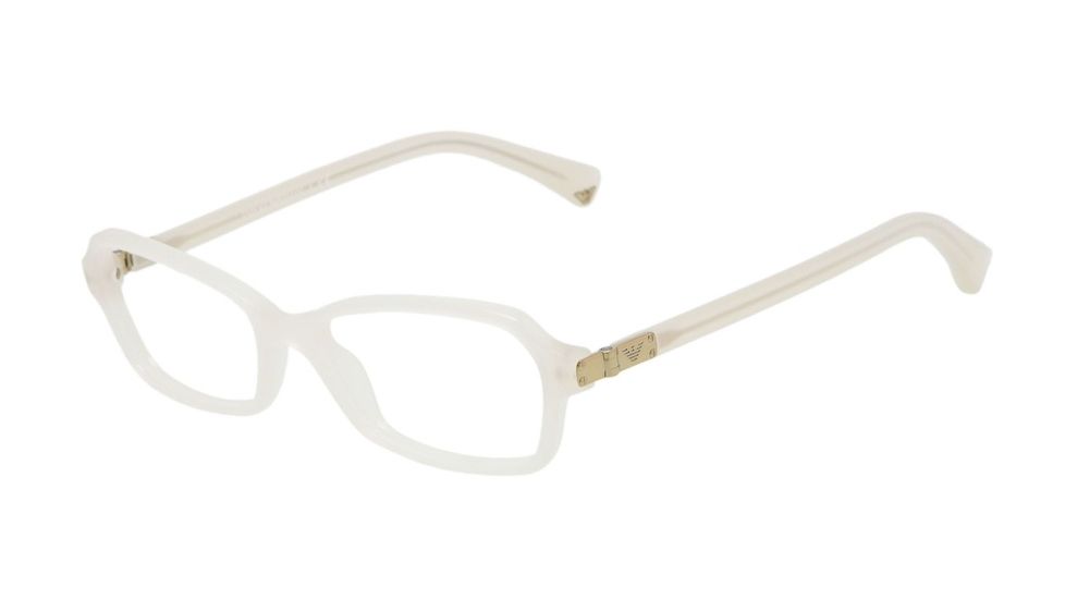 Armani EA3009 Single Vision Prescription Eyeglasses 5082-52 - Opal Beige Frame