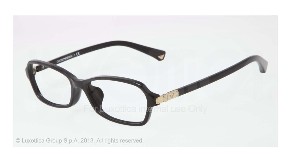 Armani EA3009F Progressive Prescription Eyeglasses 5017-54 - Black Frame