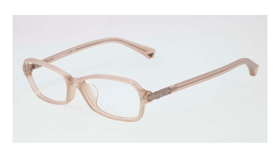 Armani EA3009F Progressive Prescription Eyeglasses 5084-54 - Opal Brown Pearl Frame