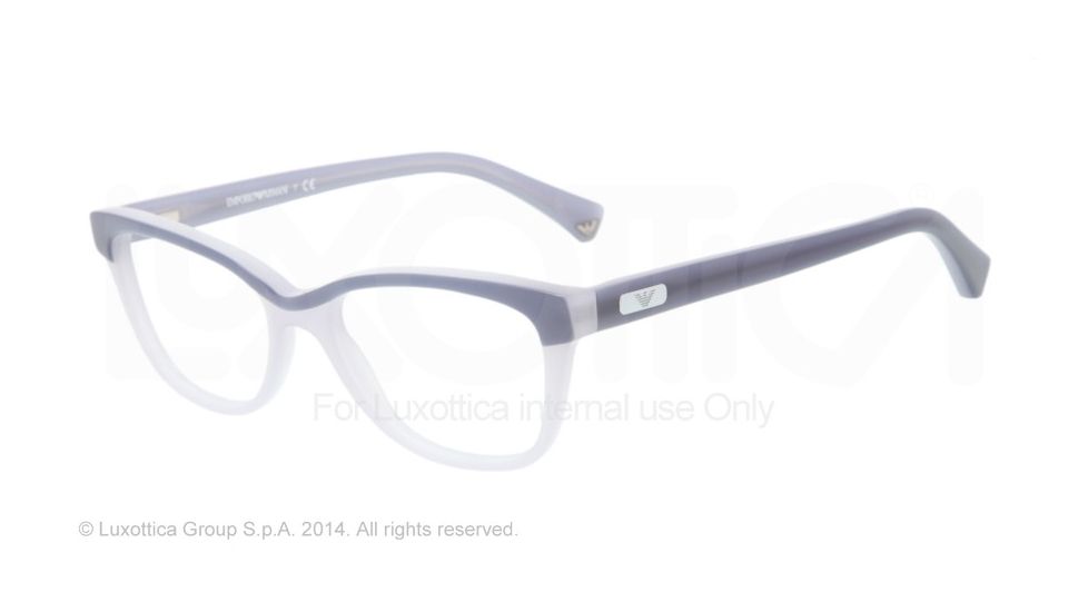 Armani EA3015 Progressive Prescription Eyeglasses 5109-51 - Grey/blue Frame