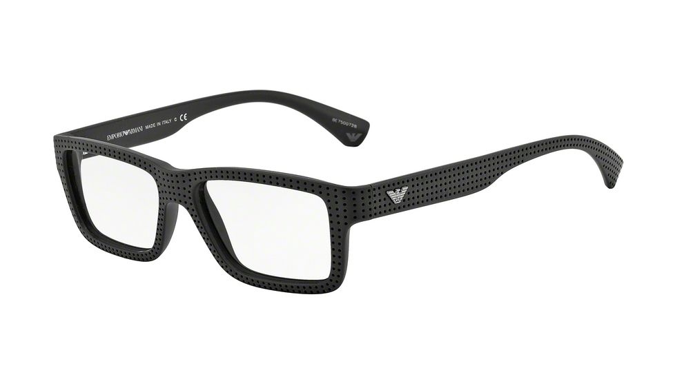 Armani EA3019 Bifocal Prescription Eyeglasses 5063-53 - Black Frame
