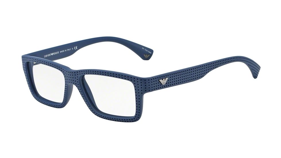 Armani EA3019 Bifocal Prescription Eyeglasses 5065-53 - Blue Frame