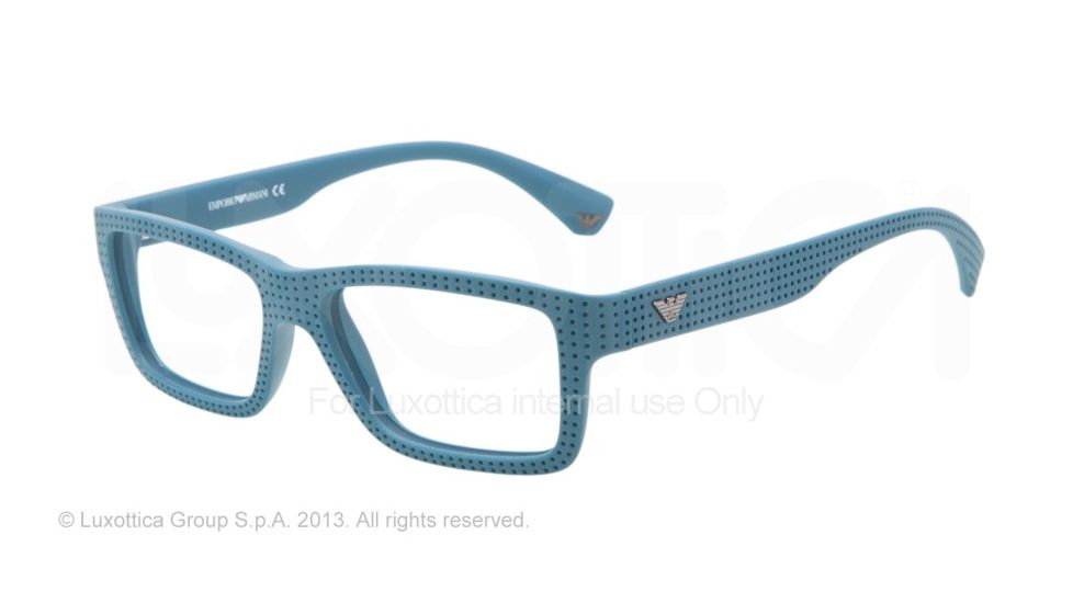 Armani EA3019 Bifocal Prescription Eyeglasses 5139-53 - Petroleum Frame