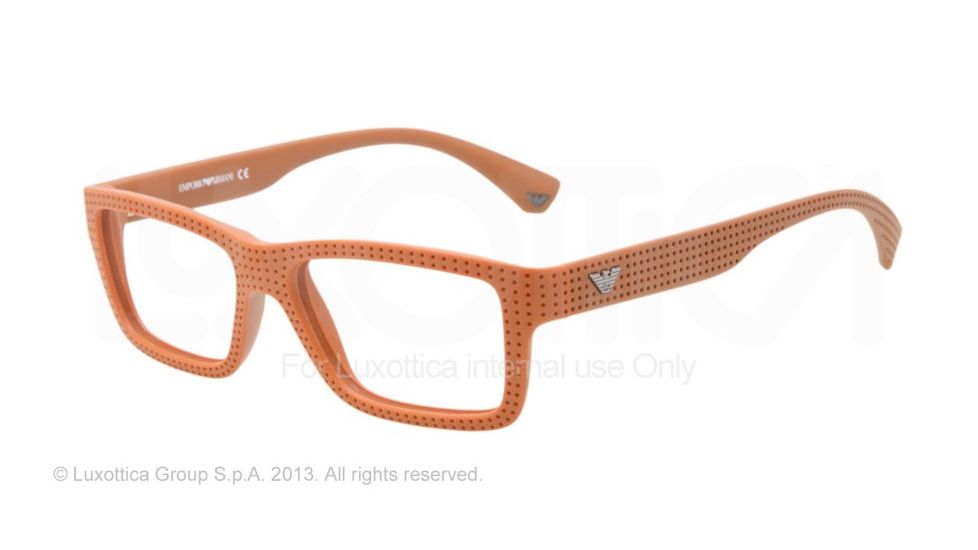 Armani EA3019 Bifocal Prescription Eyeglasses 5140-53 - Brick Red Frame