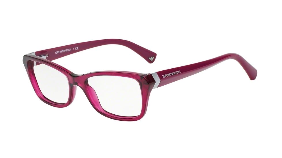 Armani EA3023F Single Vision Prescription Eyeglasses 5199-54 - Cyclamen Frame