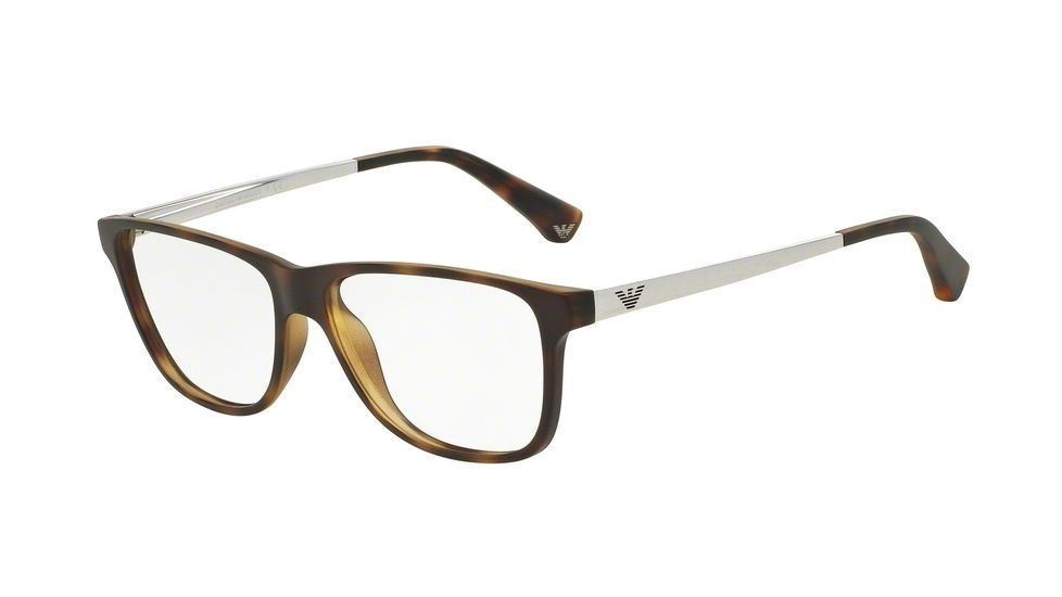 Armani EA3025 Bifocal Prescription Eyeglasses 5089-52 - Matte Havana Frame