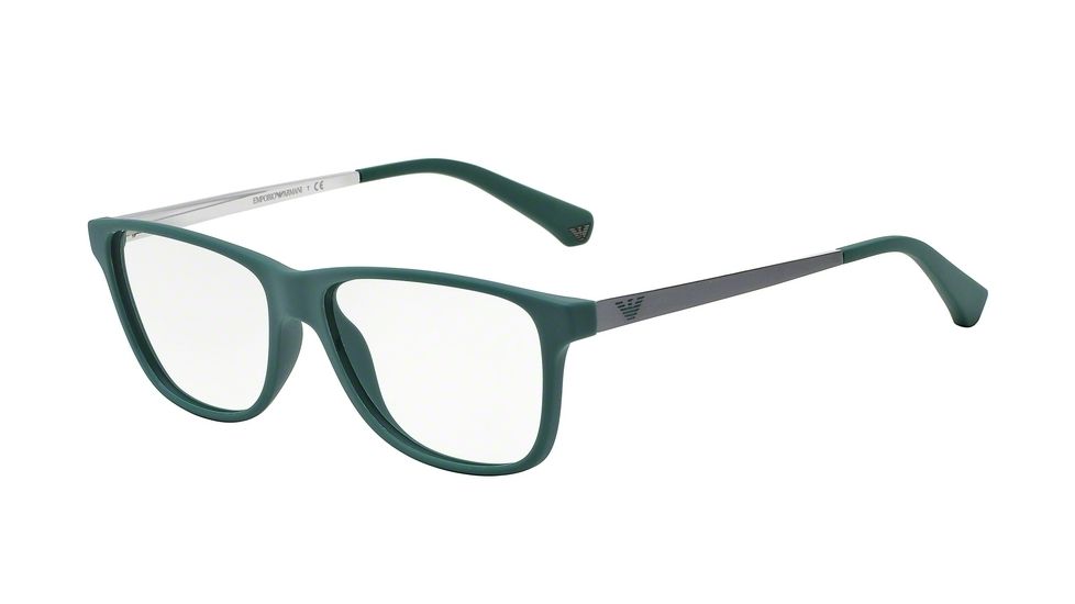 Armani EA3025 Bifocal Prescription Eyeglasses 5195-54 - Matte Emerald Green Frame
