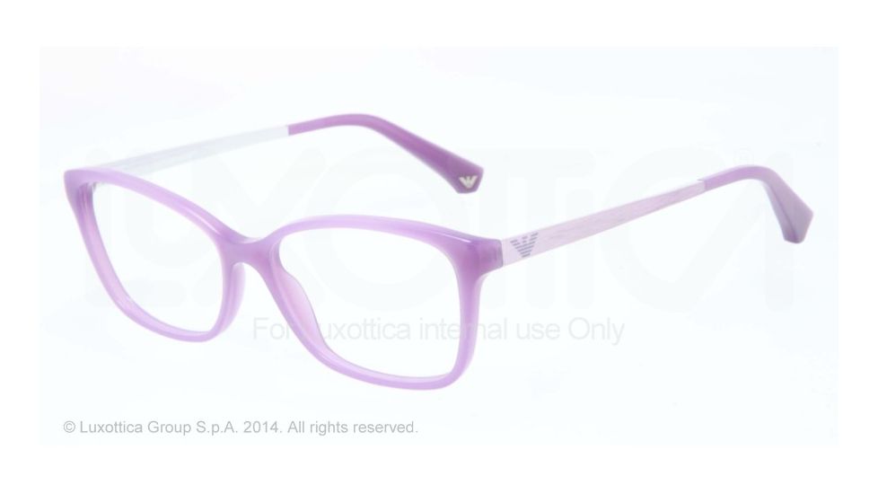Armani EA3026 Progressive Prescription Eyeglasses 5128-52 - Pearl Lilac Frame