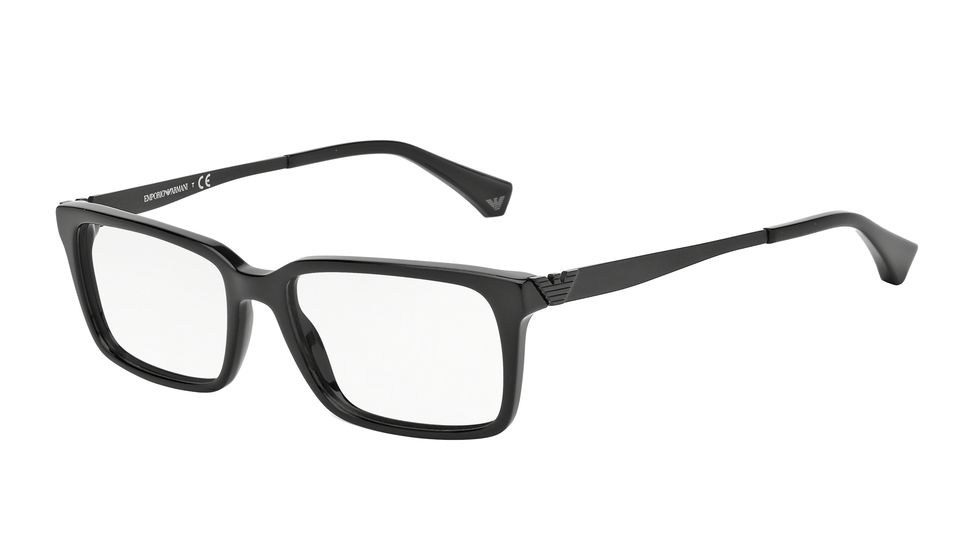 Armani EA3030F Bifocal Prescription Eyeglasses 5017-55 - Black Frame