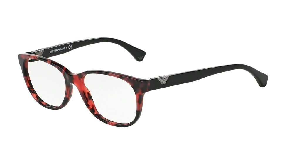 Armani EA3039F Bifocal Prescription Eyeglasses 5277-54 - Havana Bordeaux Frame