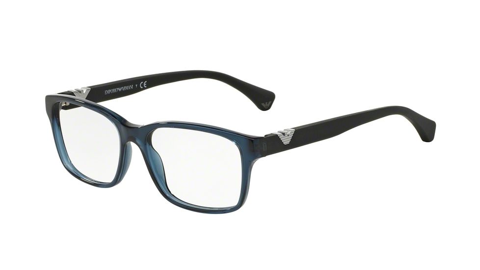 Armani EA3042 Bifocal Prescription Eyeglasses 5072-55 - Blue Frame