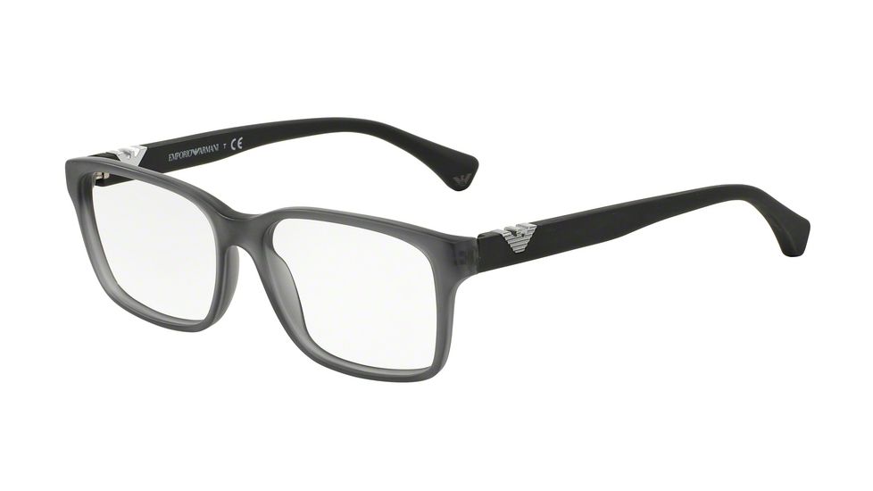 Armani EA3042 Bifocal Prescription Eyeglasses 5215-53 - Matte Grey Frame