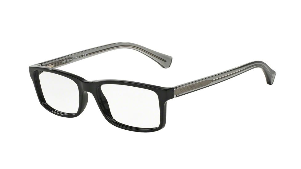 Armani EA3065 Bifocal Prescription Eyeglasses 5378-52 - Black Frame