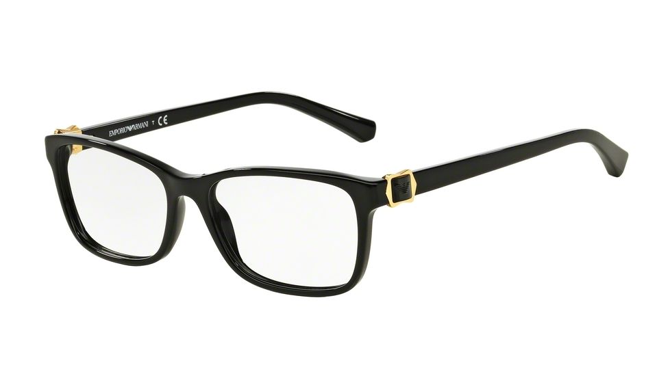 Armani EA3076 Progressive Prescription Eyeglasses 5017-54 - Black Frame
