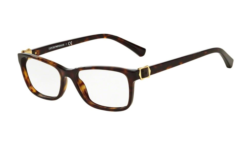Armani EA3076 Progressive Prescription Eyeglasses 5026-52 - Havana Frame