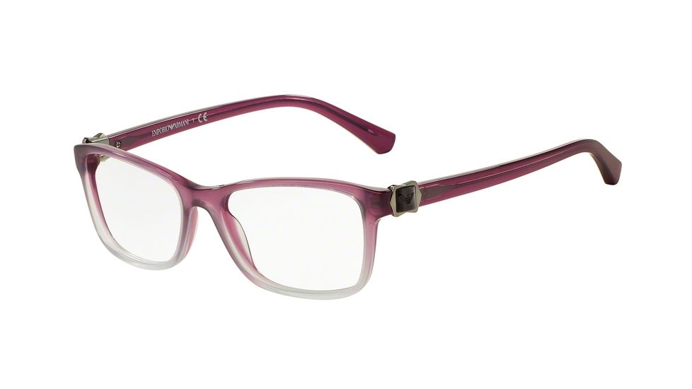 Armani EA3076 Progressive Prescription Eyeglasses 5459-52 - Violet Gradient Frame